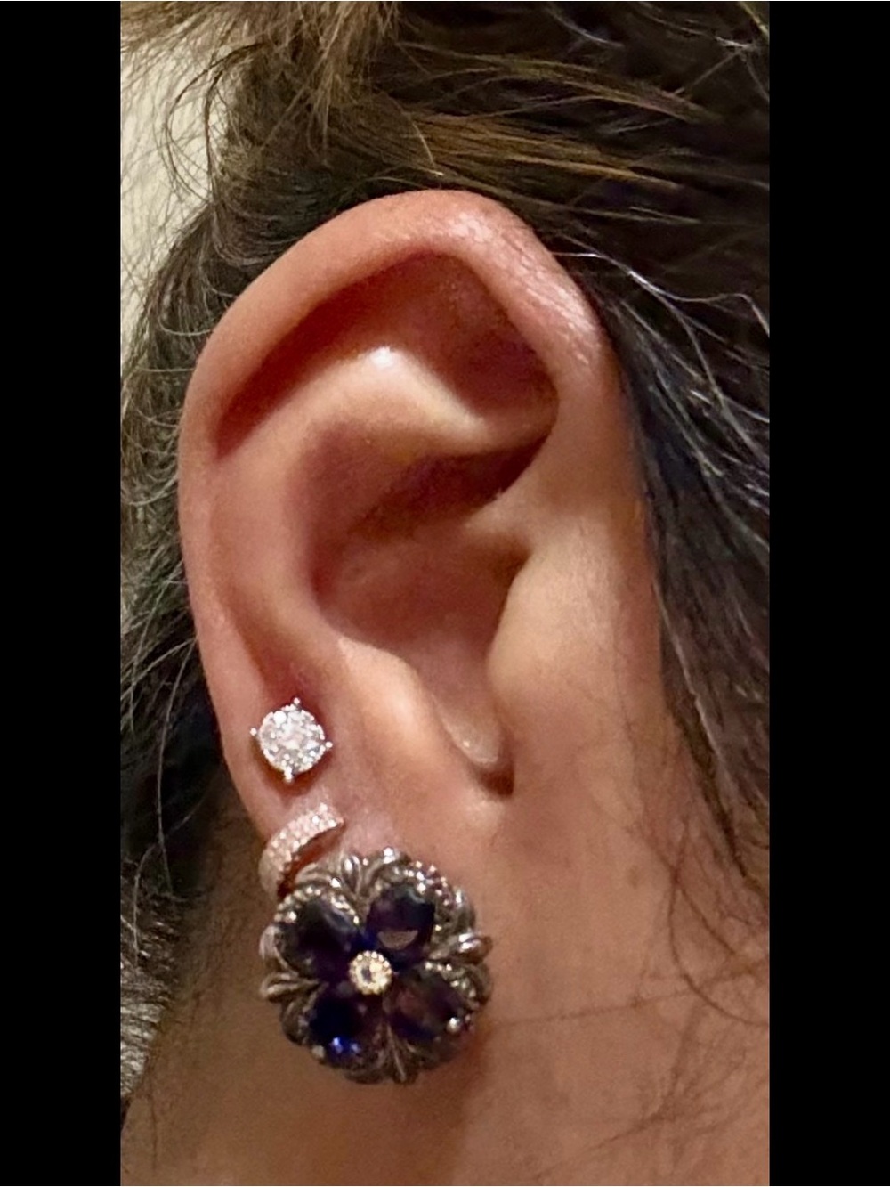 Sale from $250🎉..Barbara Bixby Amethyst Earring - Picture 9 of 9